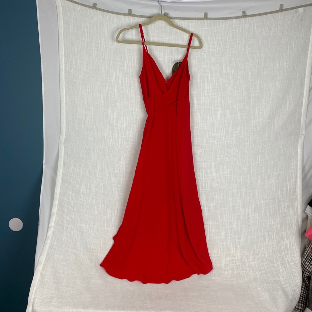 Show Me Your Mumu meghan red wrap dress small - Picture 8 of 10